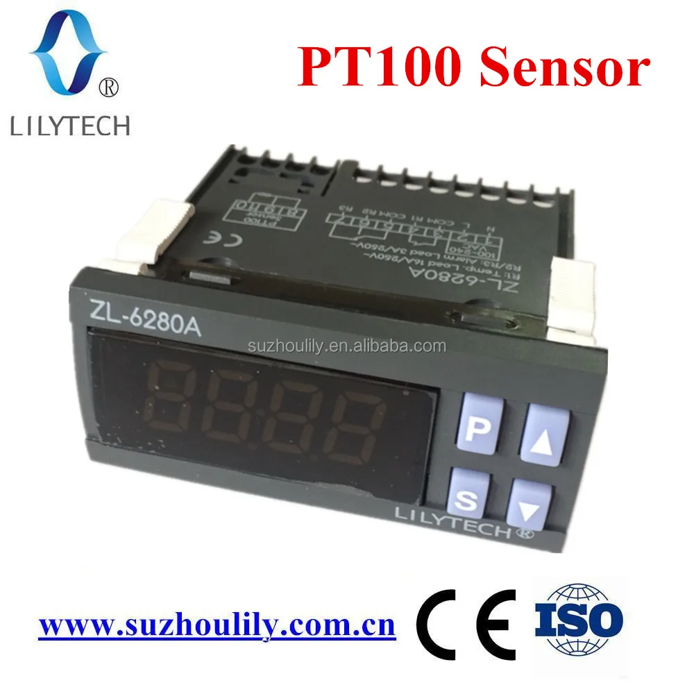 
ZL-6280A, 400C, 16A, PT100, Temperature Controller, PT100 Thermostat, Lilytech 