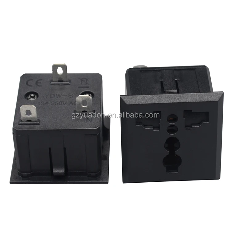 High quality multiple electrical outlet PDU UPS mounted inlet socket - ANKUX.COM