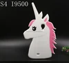 3D Cute Cartoon Unicorn Soft Silicone Cover Case For Samsung Galaxy S4 i9500