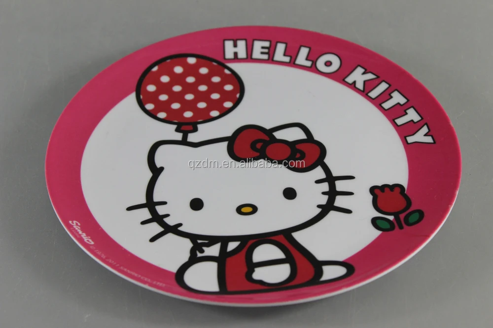 Custom-Made Plastic Melamine Plate For Kid