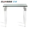 Wholesale clear dining modern luxurious custom acrylic table acrylic console table acrylic transparent table for home