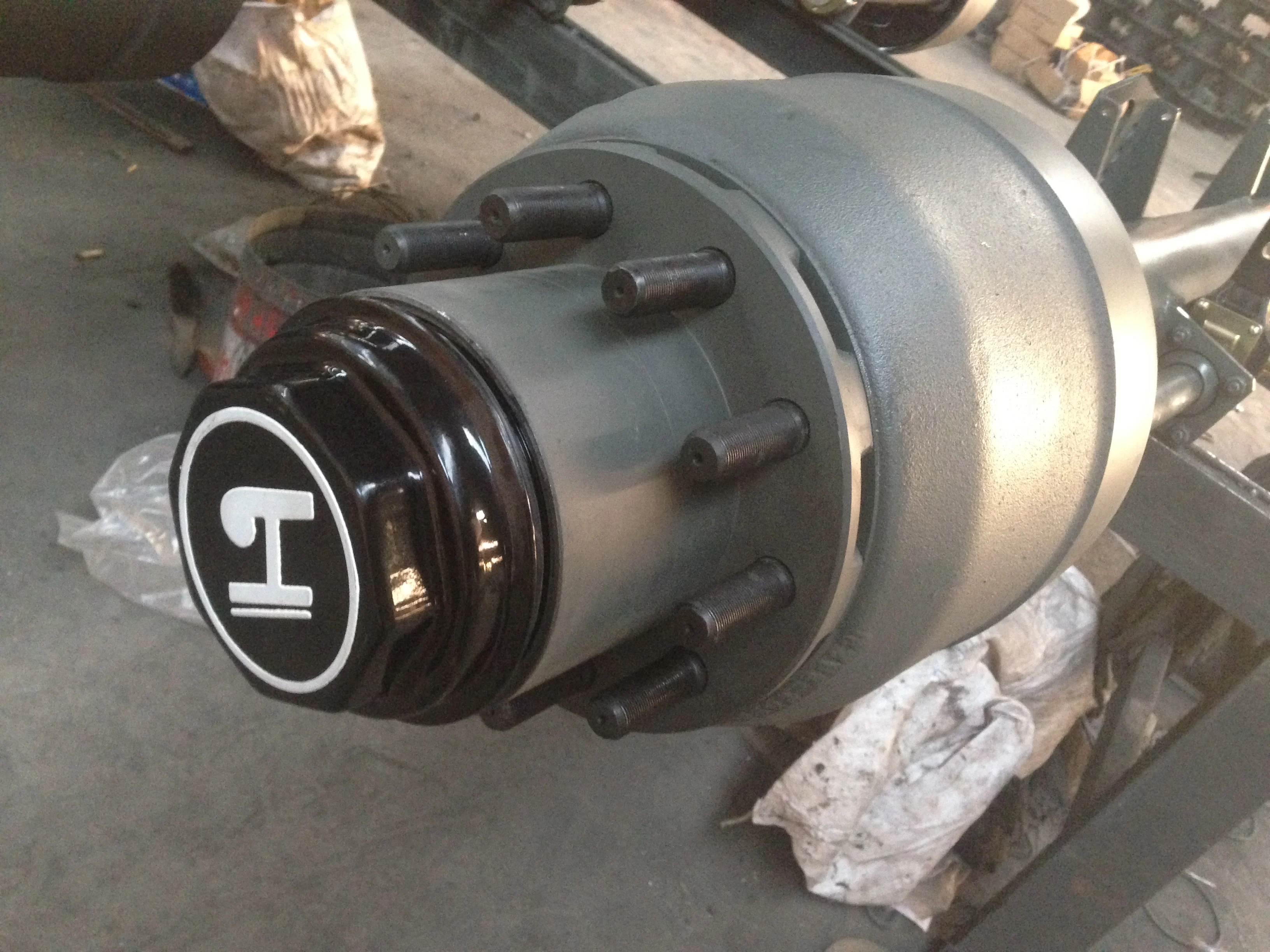 Vehículo Maestro 13 Toneladas América Tambor Interior Eje Semi Remolque