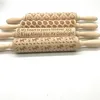 Laser Engraved Kitchen Baking Tool wooden Rolling Pin