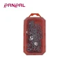 Plastic PP box packing 120pcs hardware assortment iron zinc plated M5 high pressure flat washers