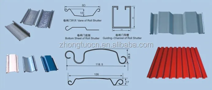 Cold Forming Rolling Shutter Slats Roll Forming Machine Made in China