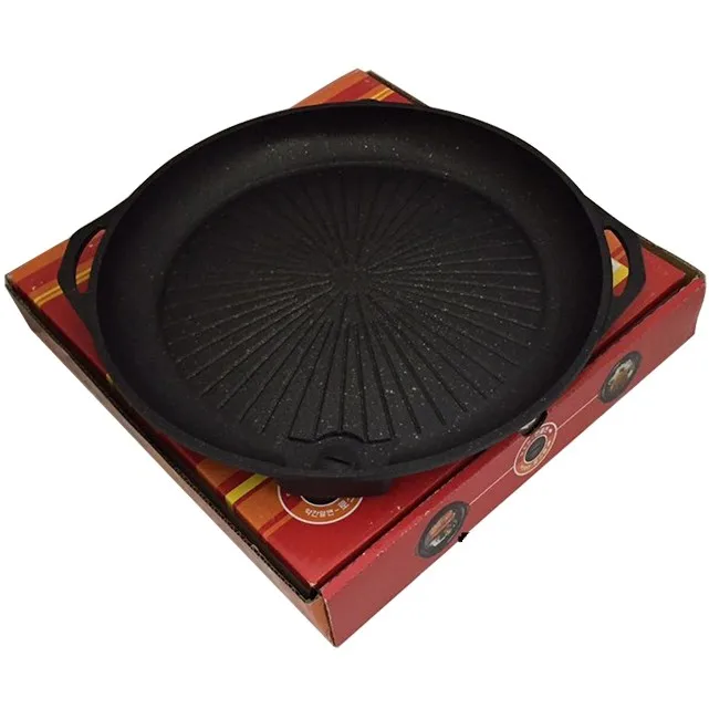 Modi Hot Sale Korean Bbq Grill Plate 345mm Gas Stove Plate Korean Bbq