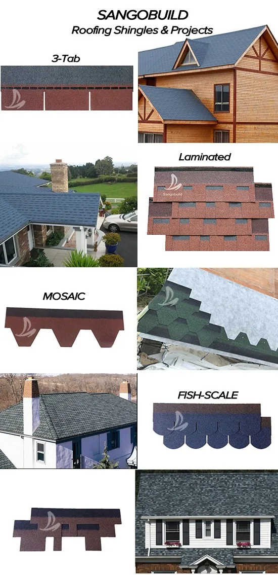 American Standard Quality Low Price Architectural Roofing Shingles