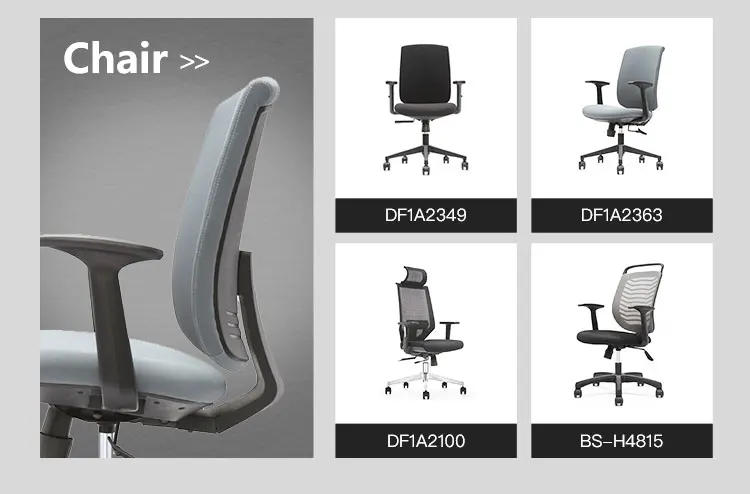 high back swivel pu leather office chair castor mould chair