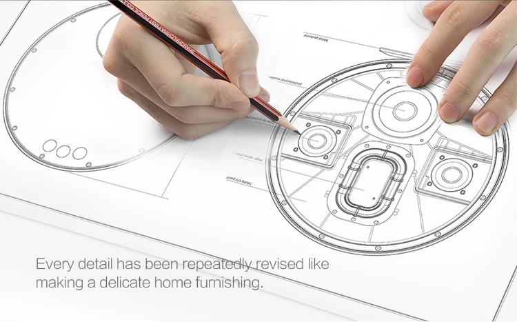 Nillkin Hi Fi Sound Super Bass home speaker brands with NFC TWS round bluetooth speaker - ANKUX.COM