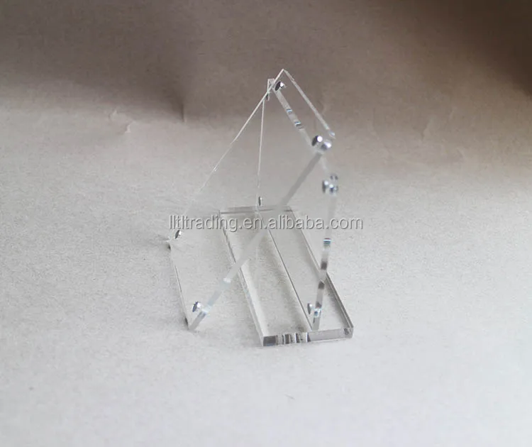 Customize Clear Restaurant Buffet Tag Holder Acrylic Plexiglass Price Tag Holder Pop