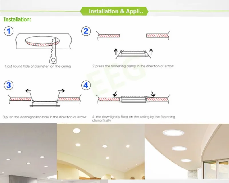 Dimmable Led Ceiling Panel Light Round 12w Led Ceiling Ce Rohs Led ...