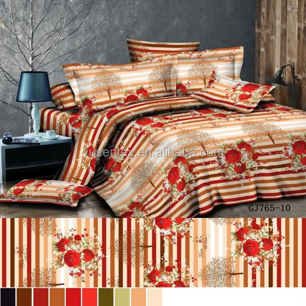 3d Bedsheet Made In China Disperse Printed 100 Polyester Bedsheet Cloth