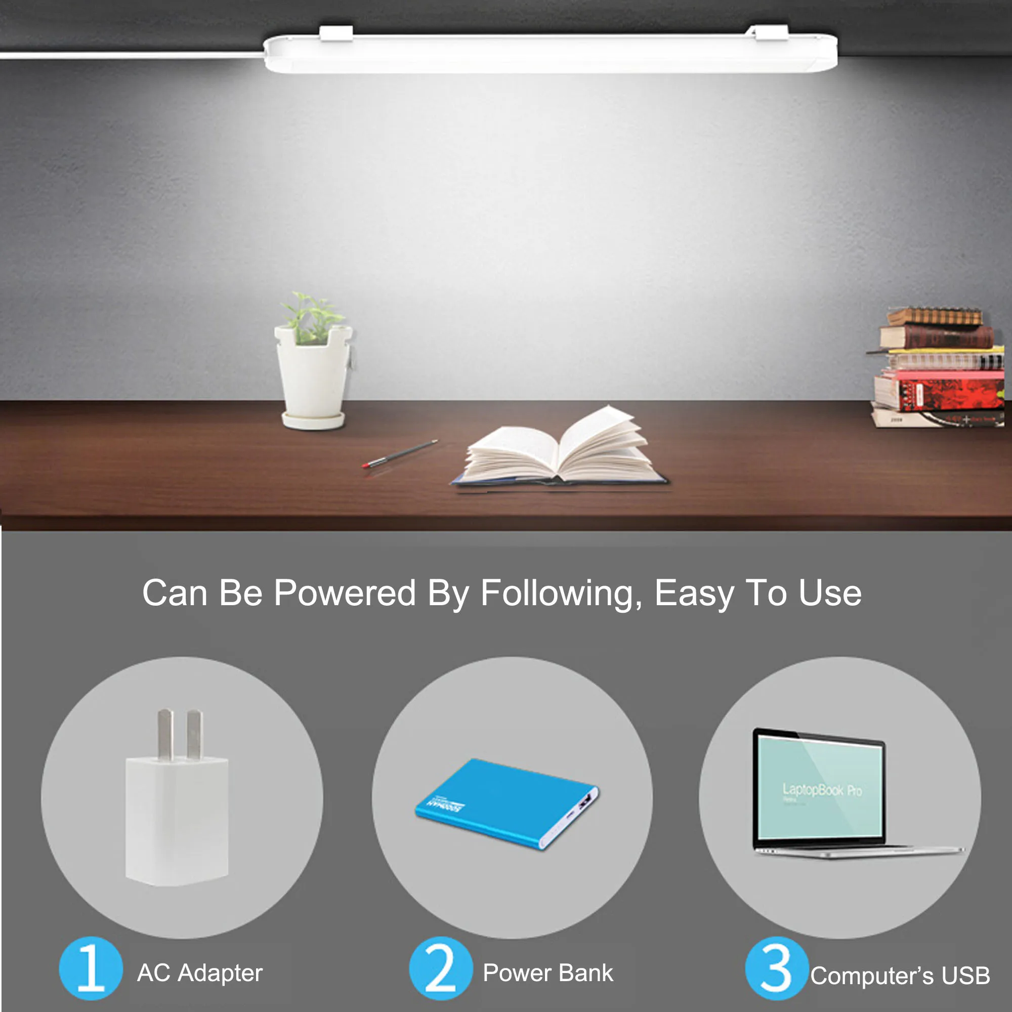 5W LED Reading Light Portable LED cabinet Light LED Dormitory Light