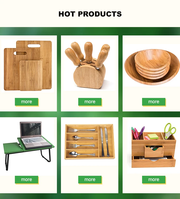 Bamboo Kitchen Utensil Storage Drawer Organizer Cutlery Tray Bamboo