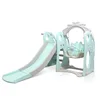 Home Use cute baby colorful multifunctional children plastic playground sport toys kids swing and Slide combination