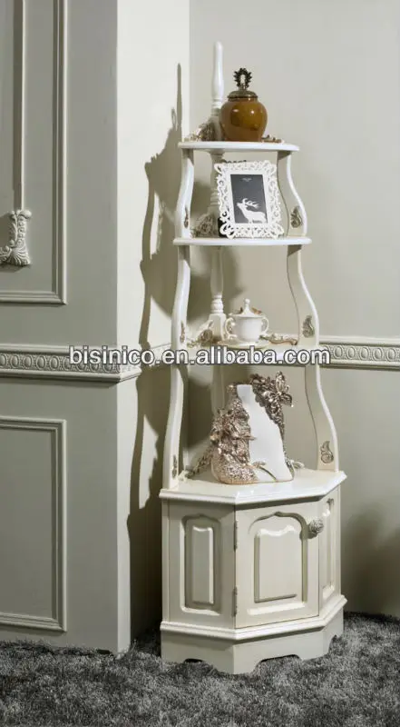 Elegante bianco nuovo classico mobili soggiorno etagere/vetrina ...