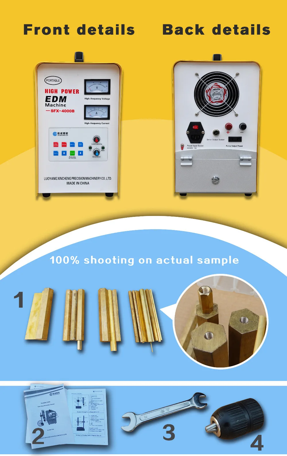 Portable edm broken tap remover details 1