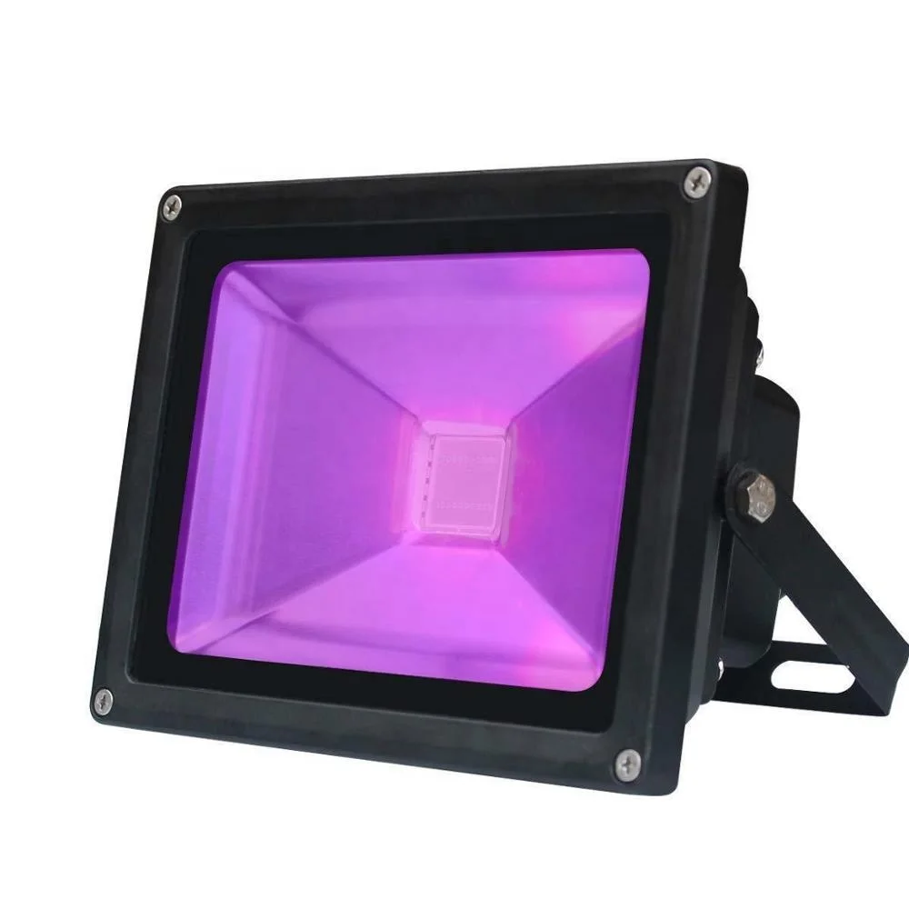 20W UV Ultraviolet Blacklight fixture AC85V-265V IP65 Waterproof LED UV Flood Light for PartiesCuring Fishing