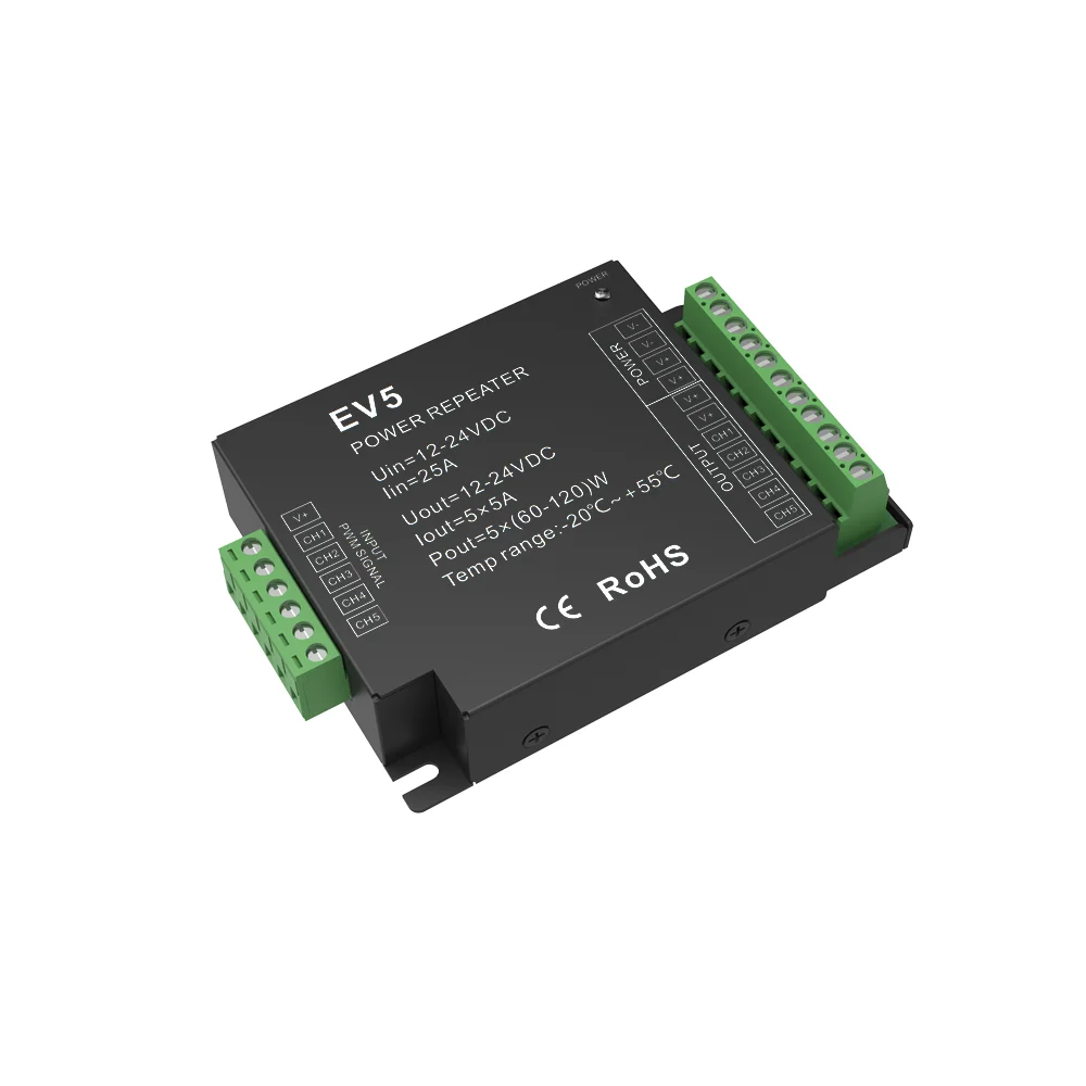 通道恒压电源中继器 rf led 控制器