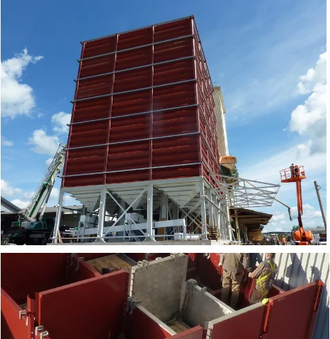 tse 定制不锈钢方形料仓