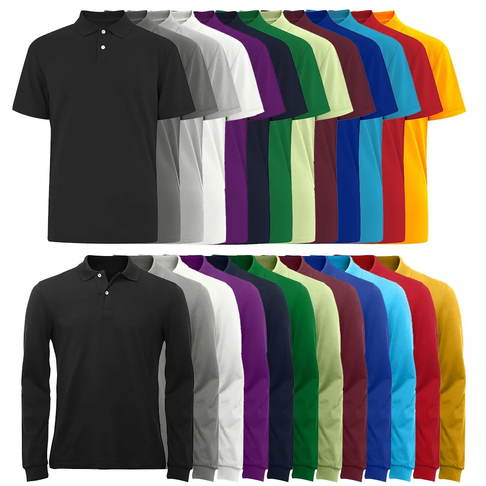 Bulk Solid Color Blank Polo Shirt Garments Buyer In Europe Wholesale ...