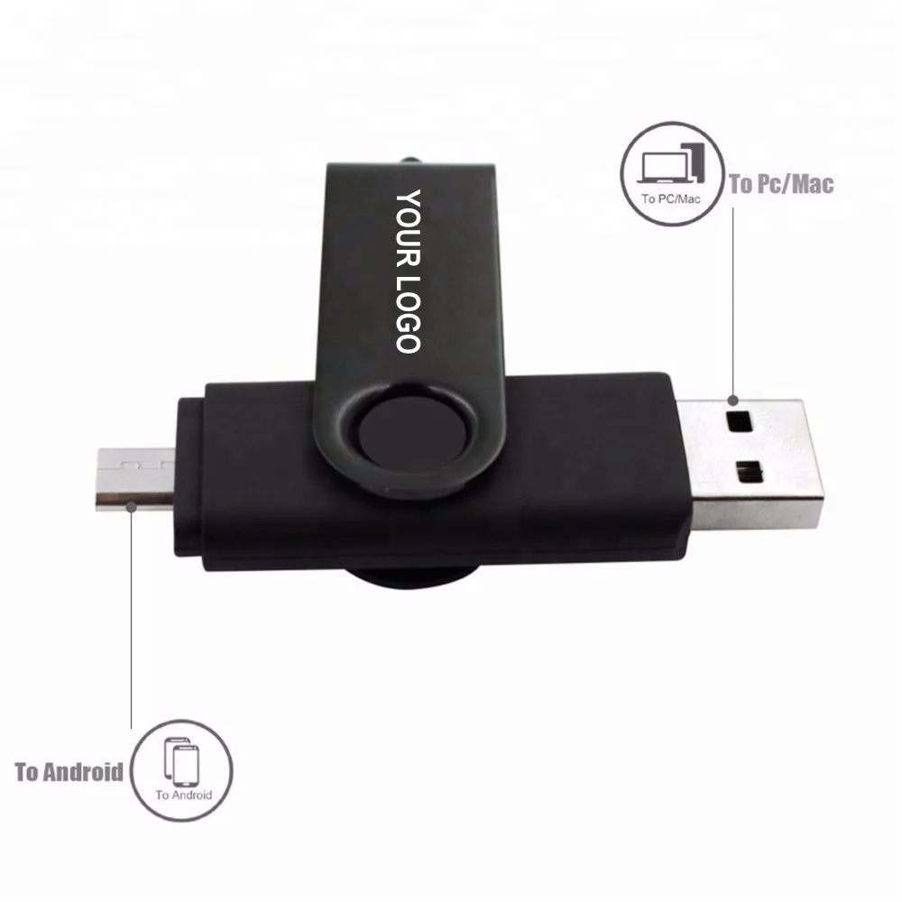 Wholesale 1tb 2tb 4gb OTG USB Flash Disk Swivel OTG USB Disk - ANKUX.COM