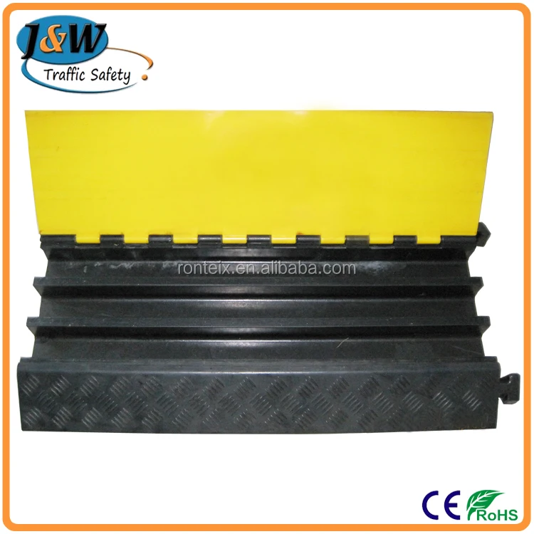 3 Channel Cable Ramp Hose Pipe Protector 2