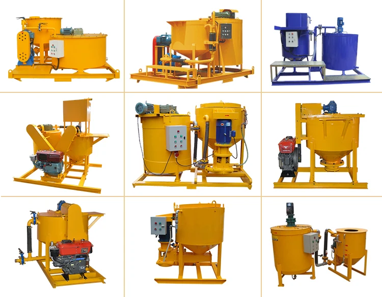 grout mixer and agitator