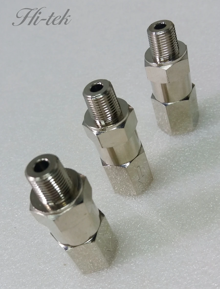 Chrome Plated check valve 1 4 npt brass spring check valve, View brass