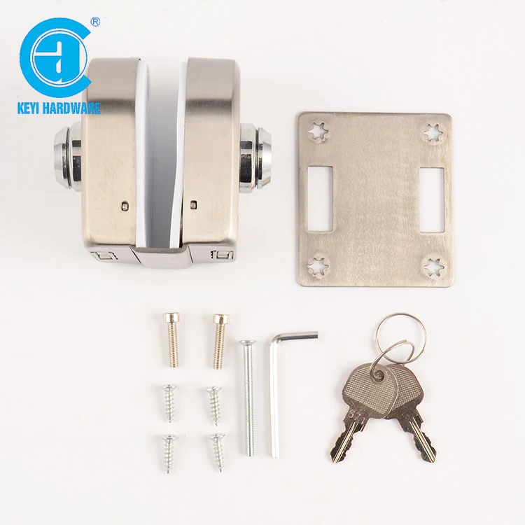 Frameless Commercial Sliding Glass Door Centre Key Lock Buy Glass