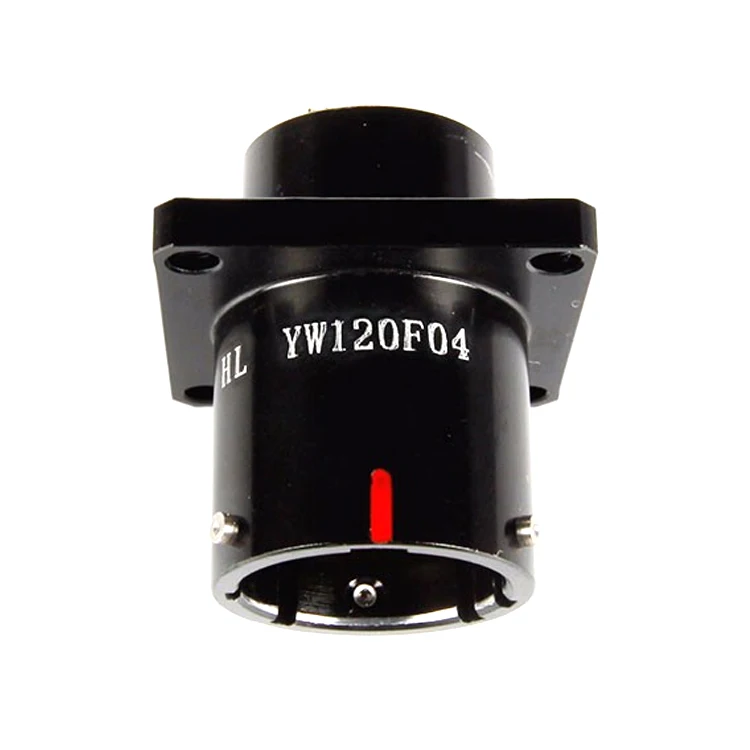 Hl Yw120f04 Black 4pin Male Usb Military Circular Connector Buy