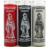 Holy Death Santa Muerte 7 Day Candle White Unscented Candle in Glass