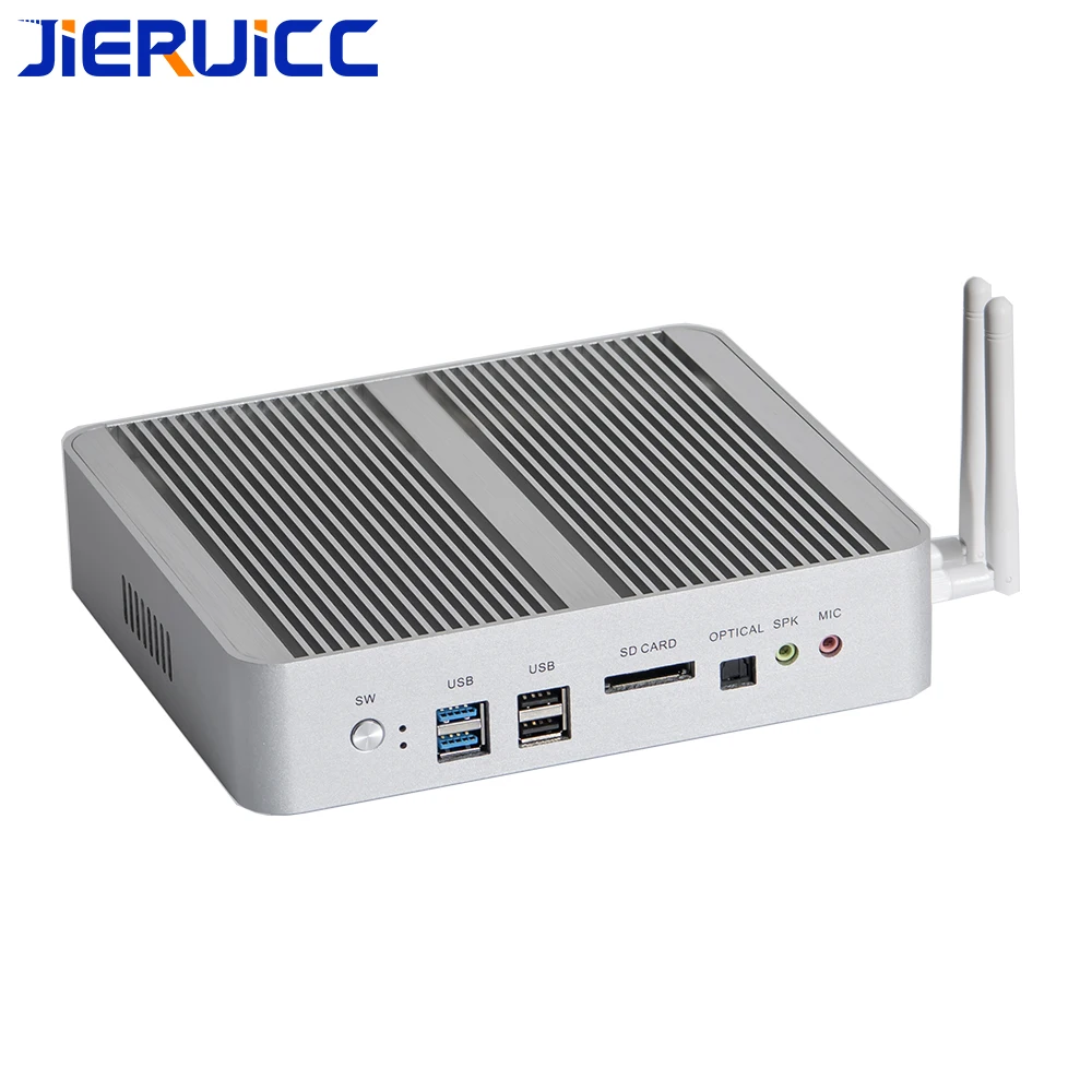 DP Mini PC HD dusl display  Intel Core i5 7260U  Aluminum Alloy Case Mini pc HTPC Support 4K HD display 7*24hours work Optical