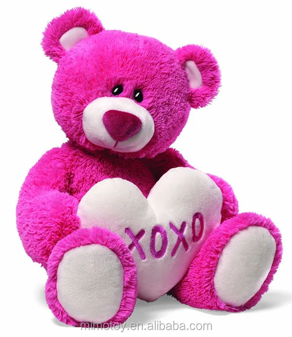 Custom Cute I Love You Plush Valentine Teddy Bear Toy 2019 New Gift