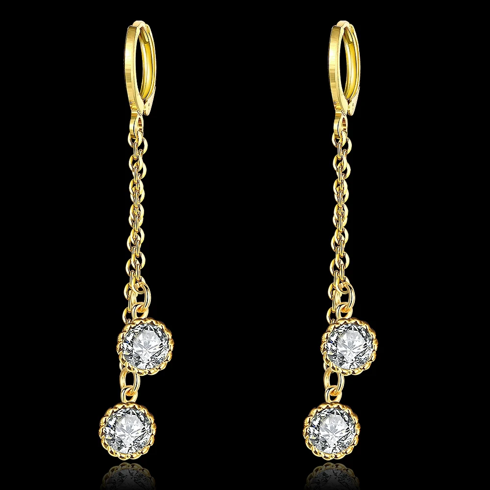 GOLD PLATED LONG DROP EARRING WITH GOLD PEARL - Buy Online Jewellery &  Women Clothes From Navyara