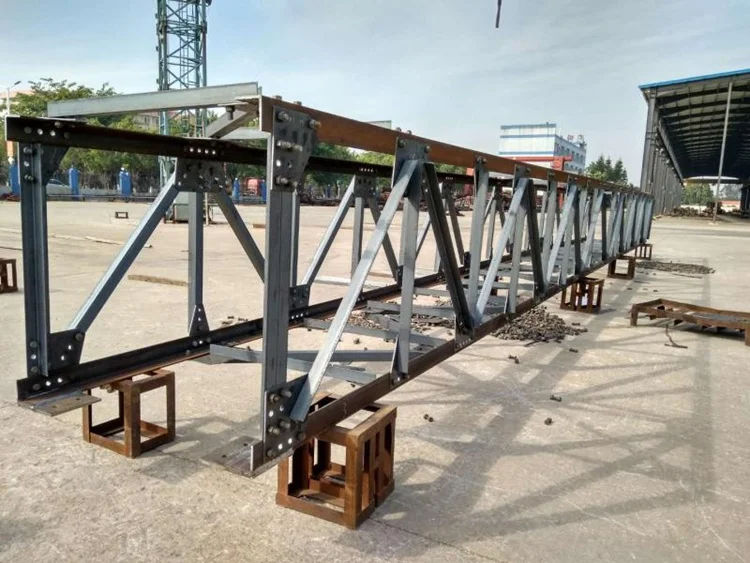 Frame Multi Trusses Prefab Bailey Portable Steel Structure Bridge ...