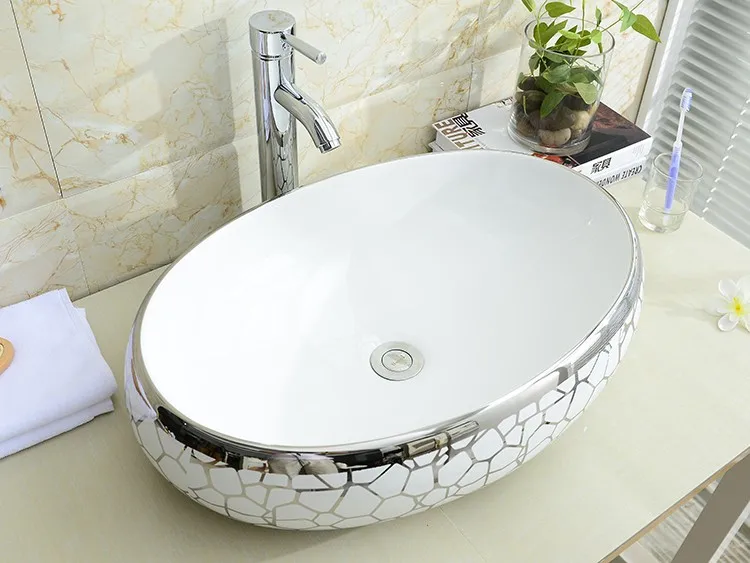 Modern style bathroom wc corner basin , ceramic handwash sink KD-03GBF