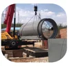 Large capacity tire pyrolysis conversion of plastic to petrol machine