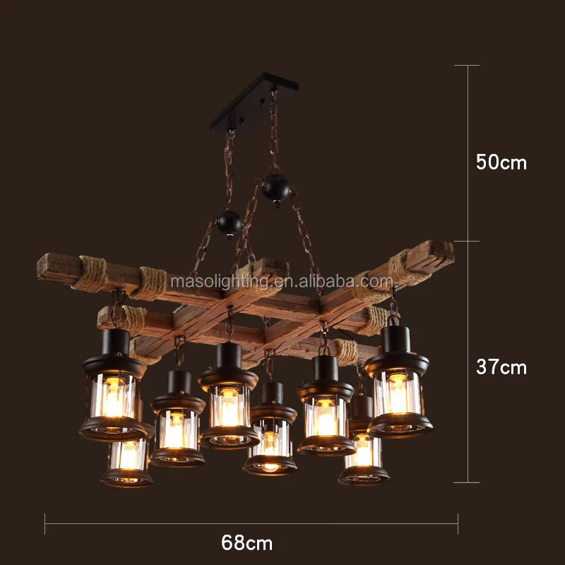 Chandelier Vintage Long Strip Wooden Chandelier Ceiling Pendant Lamp China Manufacturer Factory Buy China Manufacturer Factory Chandelier