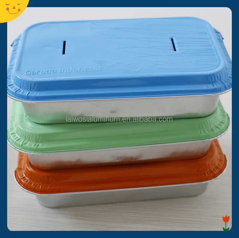 aluminum foil airline food packing container