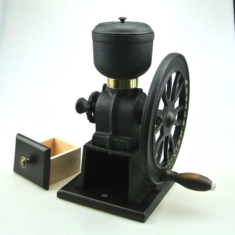 Home Commercial Grinder Manual Manual Coffee Grinder Metal Burr Mill