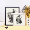 Rectangular and square shape black 8x8 a3 picture photo frame
