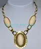 bright neon nature color statementvintage necklace