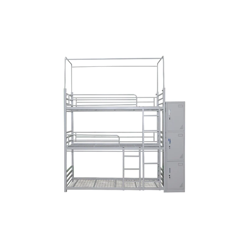 Cheap Modern Strong Metal Triple Bunk Bed For 3 People 3 Layers Buy