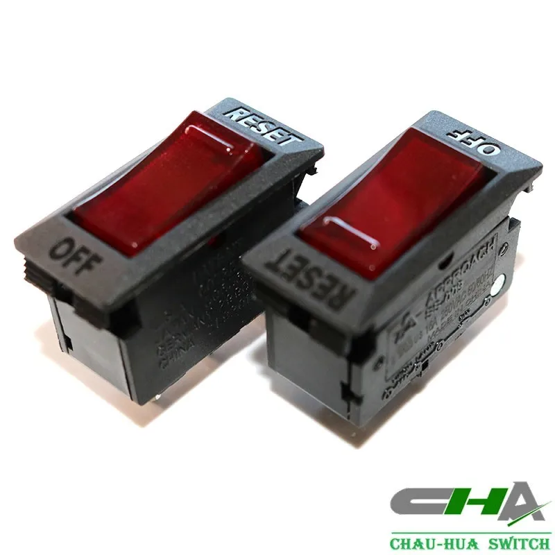 Illuminated Double Pole Rocker Switch Whole Point Of Silver Onoff