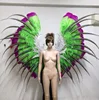 Atmospheric opening stage performances Brazil carnival feathers