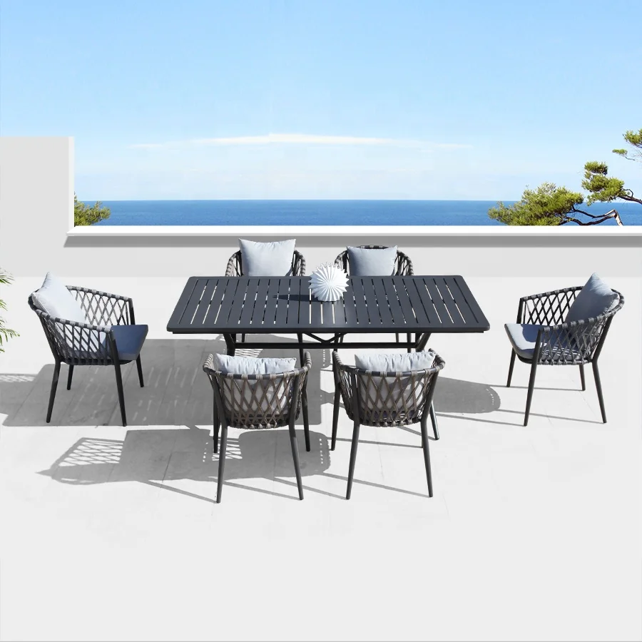 China Outdoor Aluminum Table And Chair China Outdoor Aluminum