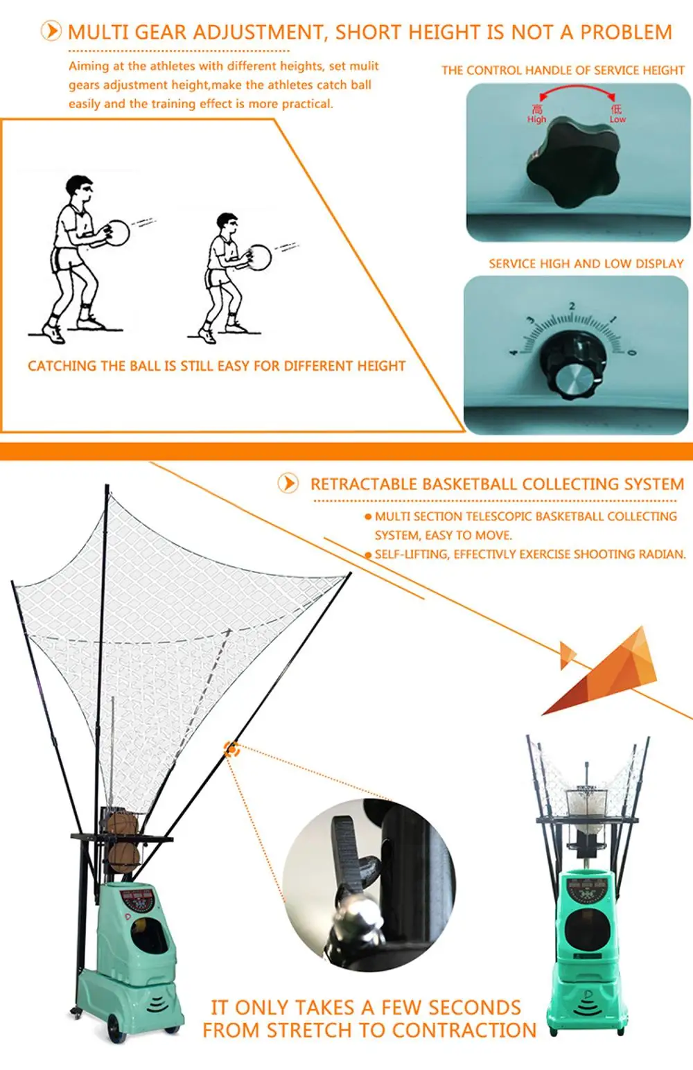 High Quality Intelligent Basketball Shooting Machine For Training From