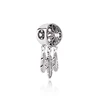 925 Sterling Silver Beads Pendants Jewelry Spiritual Dreamcatcher Charms For Bracelets Beads