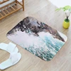 Luxury View Door Mat Coral Fleece Floor Mat For Area Rugs Custom Doormat